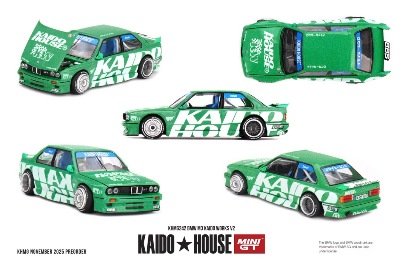 [ETA:  Oct 2026 ] Mini GT x Kaido★House 1/64 BMW M3  Kaido Works V2