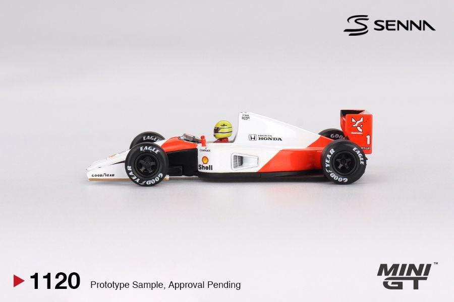 [ETA:  Feb 2026 ] Mini GT 1/64 McLaren MP4/6 #1 Ayrton Senna 1991 Japanese Grand Prix  2nd Place