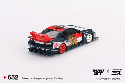 Mini GT 1/64 Nissan LB-Super Silhouette S15 SILVIA “Garuda” MINI GT x MIZU Diecast ****in clamshell blisters***