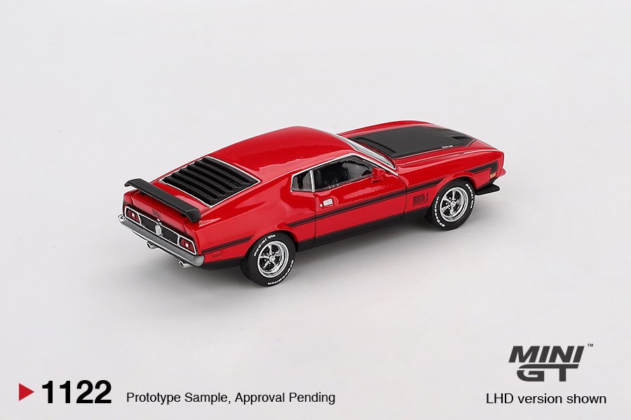 [ETA:  Feb 2026 ] Mini GT 1/64 Ford Mustang Mach1 1971 Race Red