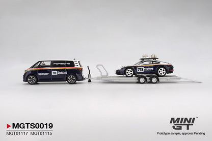 [ETA:  Feb 2026 ] Mini GT 1/64 Porsche 911 Dakar #718 with Volkswagen ID. Buzz Porsche Centrum Gelderland Roughroads Set