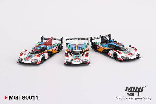 [ETA:  Oct 2024 ] Mini GT 1/64 Porsche 963 Porsche Penske Motorsport 2023 24 Hrs. of Le Mans 3 Cars Set - Limited Edition