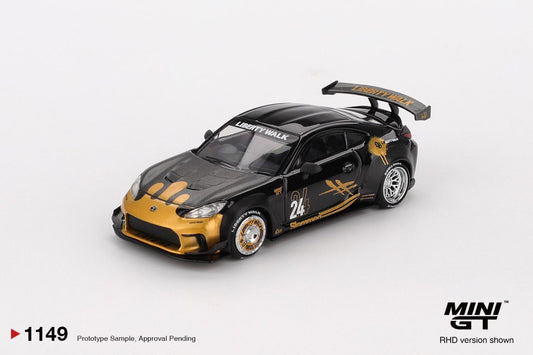 [ETA:  Apr 2026 ] Mini GT 1/64 Toyota GR86 LB★Nation Black / Gold