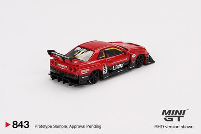 [ETA:  Apr 2025 ] Mini GT 1/64 Nissan LB-ER34 Super Silhouette SKYLINE Red/Black