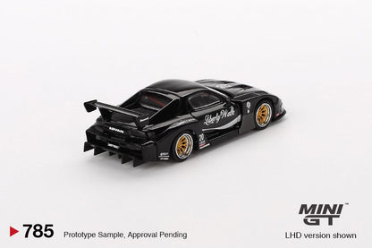 Mini GT 1/64 MAZDA RX-7 LB-Super Silhouette  Liberty Walk Black