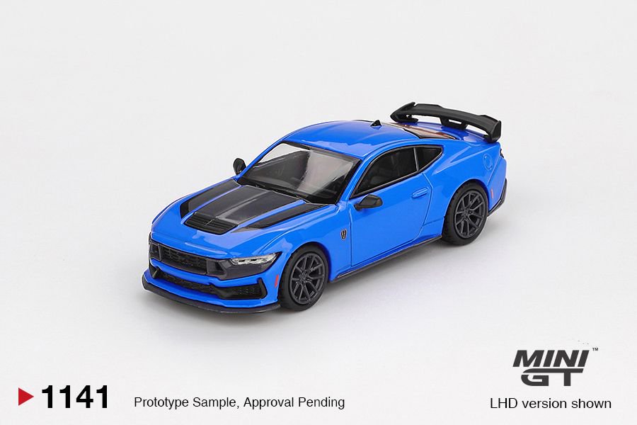 [ETA:  Apr 2026 ] Mini GT 1/64 Ford Mustang Dark Horse 2024 Grabber Blue