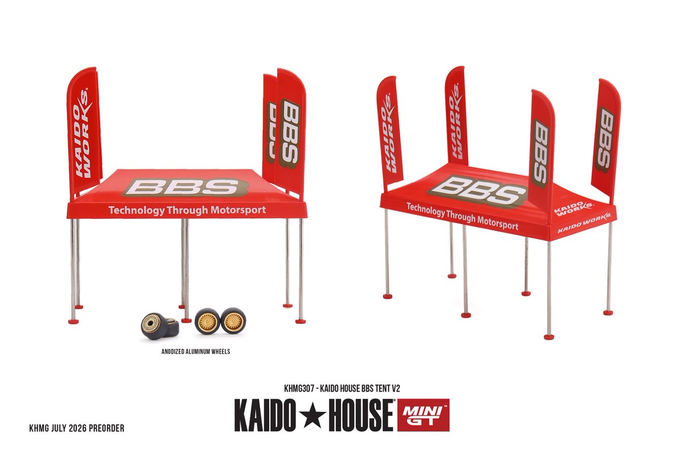 [ETA:  Apr 2027 ] Mini GT x Kaido★House 1/64 Kaido House BBS Tent V2