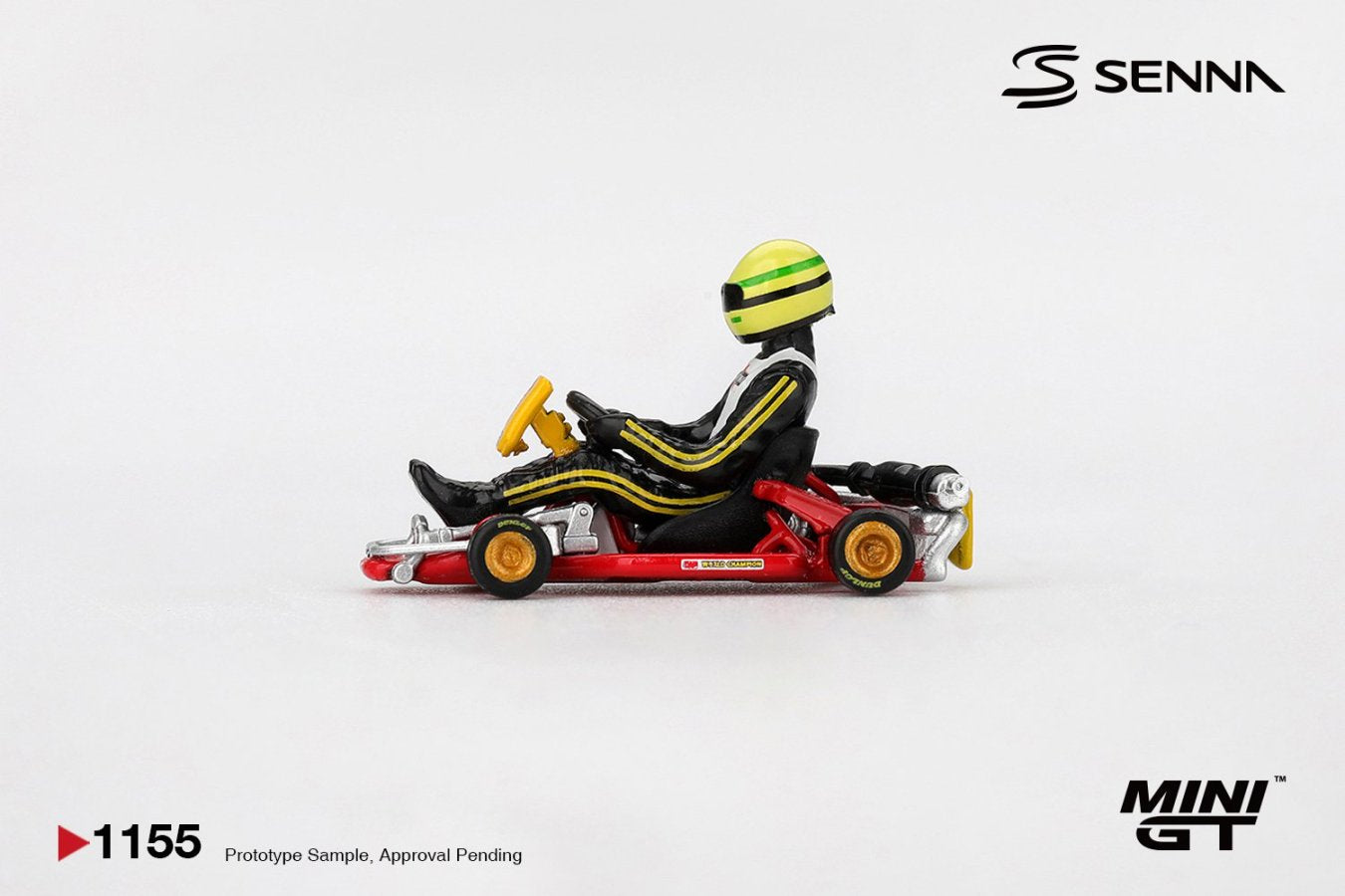 [ETA:  Mar 2026 ] Mini GT 1/64 Senna Kart Formula K #9 Ayrton Senna da Silva 1981 Karting World Championship 
