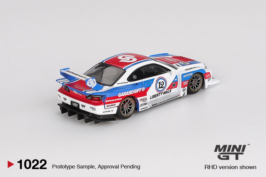 [ETA:  Feb 2026 ] Mini GT 1/64 Nissan LB-Super Silhouette S15 SILVIA
GARASIDRIFT x LBWK 2025