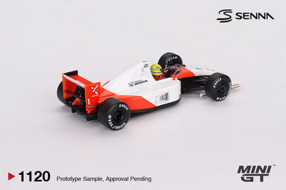 [ETA:  Feb 2026 ] Mini GT 1/64 McLaren MP4/6 #1 Ayrton Senna 1991 Japanese Grand Prix  2nd Place