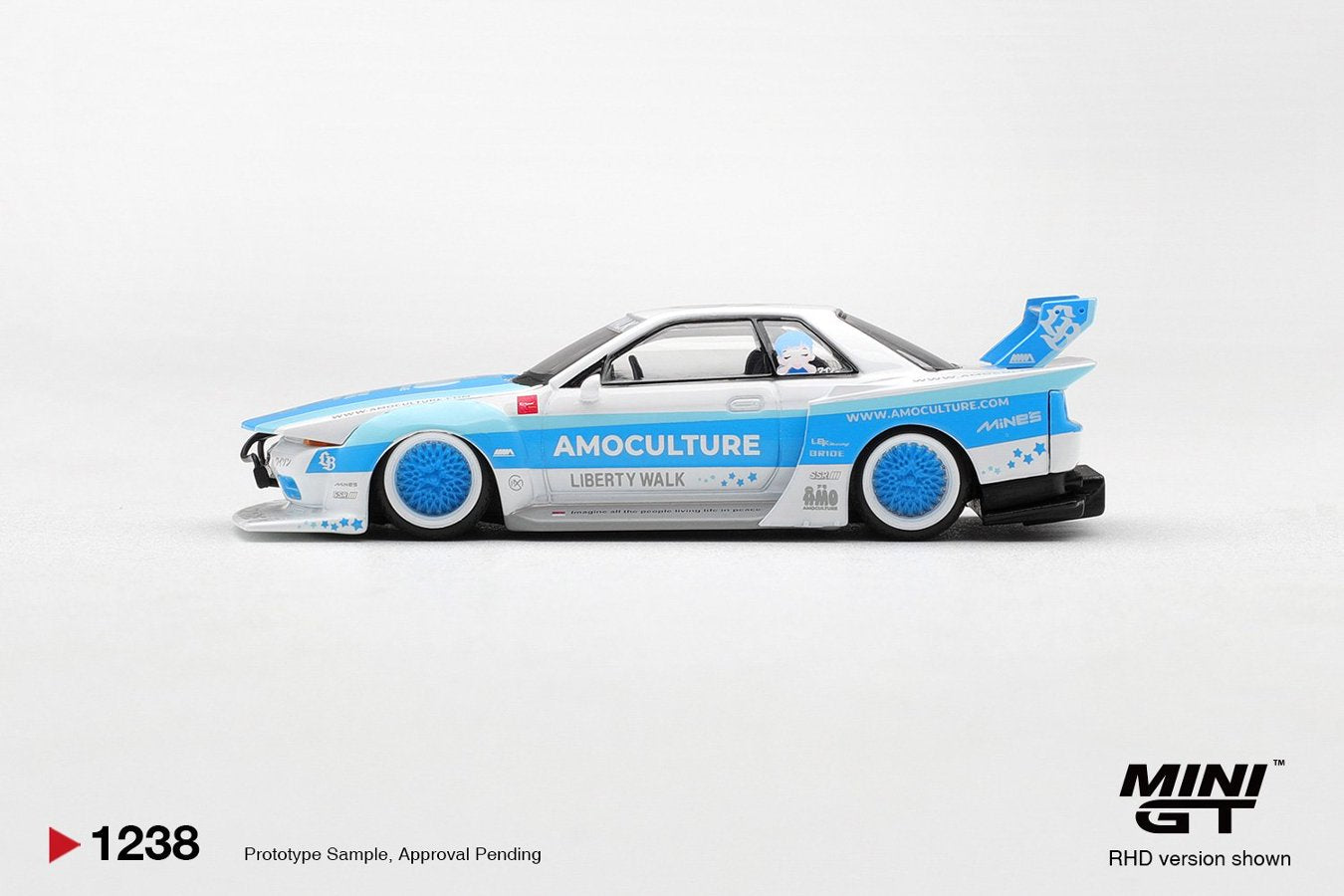 [ETA:  Jan 2027 ] Mini GT 1/64 Nissan Skyline GT-R (R32)  LBWK Kaido Works AMOCULTURE