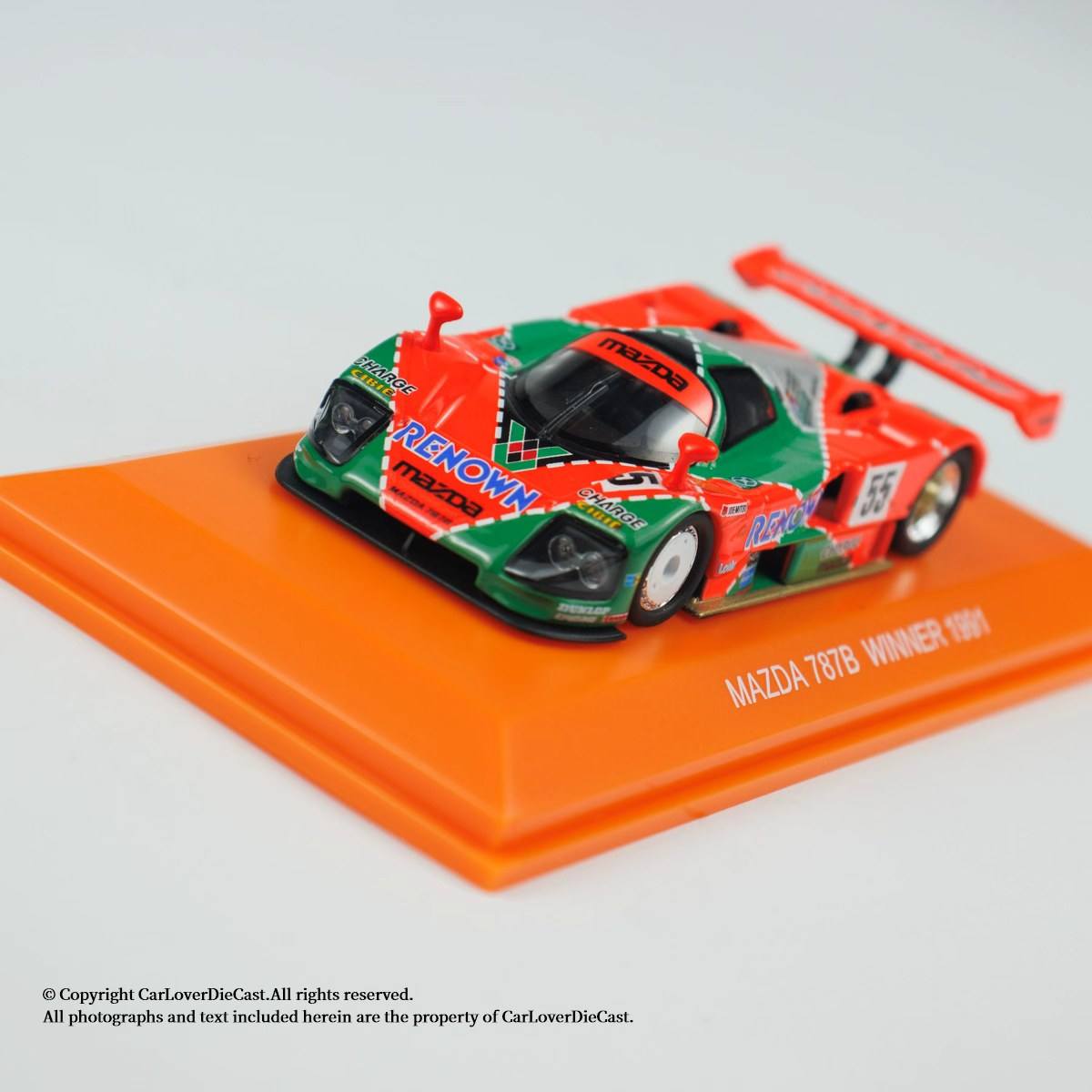 [ETA:  Apr 2026 ] Kyosho 1/64 Mazda 787B "24 Hours of LeMans 1991" (NO.55)  Car with book