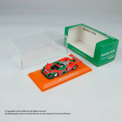 [ETA:  Apr 2026 ] Kyosho 1/64 Mazda 787B "24 Hours of LeMans 1991" (NO.55)  Car with book