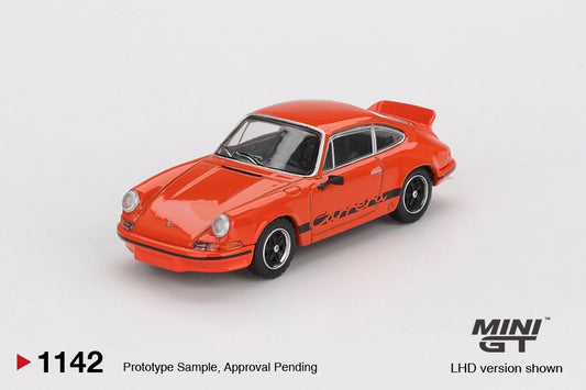 [ETA:  Apr 2026 ] Mini GT 1/64 Porsche 911 Carrera RS 2.7 Tangerine with Black Livery