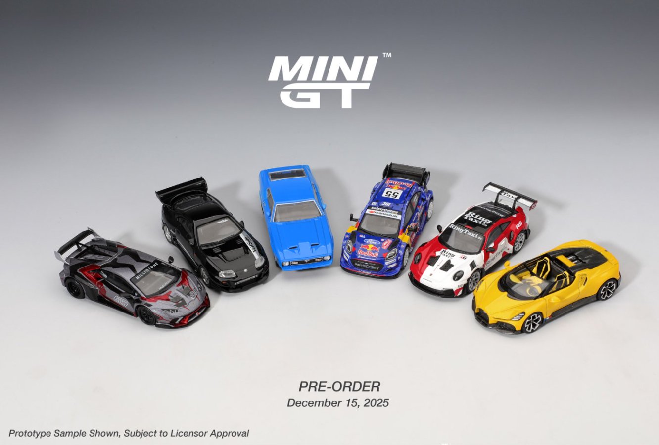 ETA: Jul 2026 ] Mini GT 1/64 LB☆WORKS Lamborghini Huracán GT