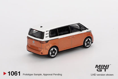 [ETA:  Dec 2025 ] Mini GT 1/64 Volkswagen ID.Buzz Candy White / Energetic Orange