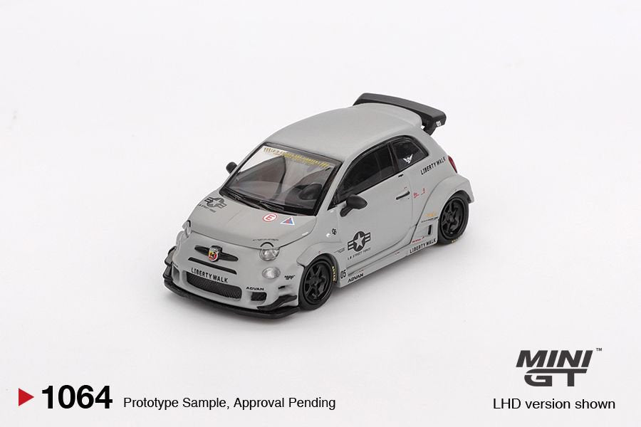 [ETA:  Dec 2025 ] Mini GT 1/64 Abarth 595 LB-WORKS x Abas Works Fighters