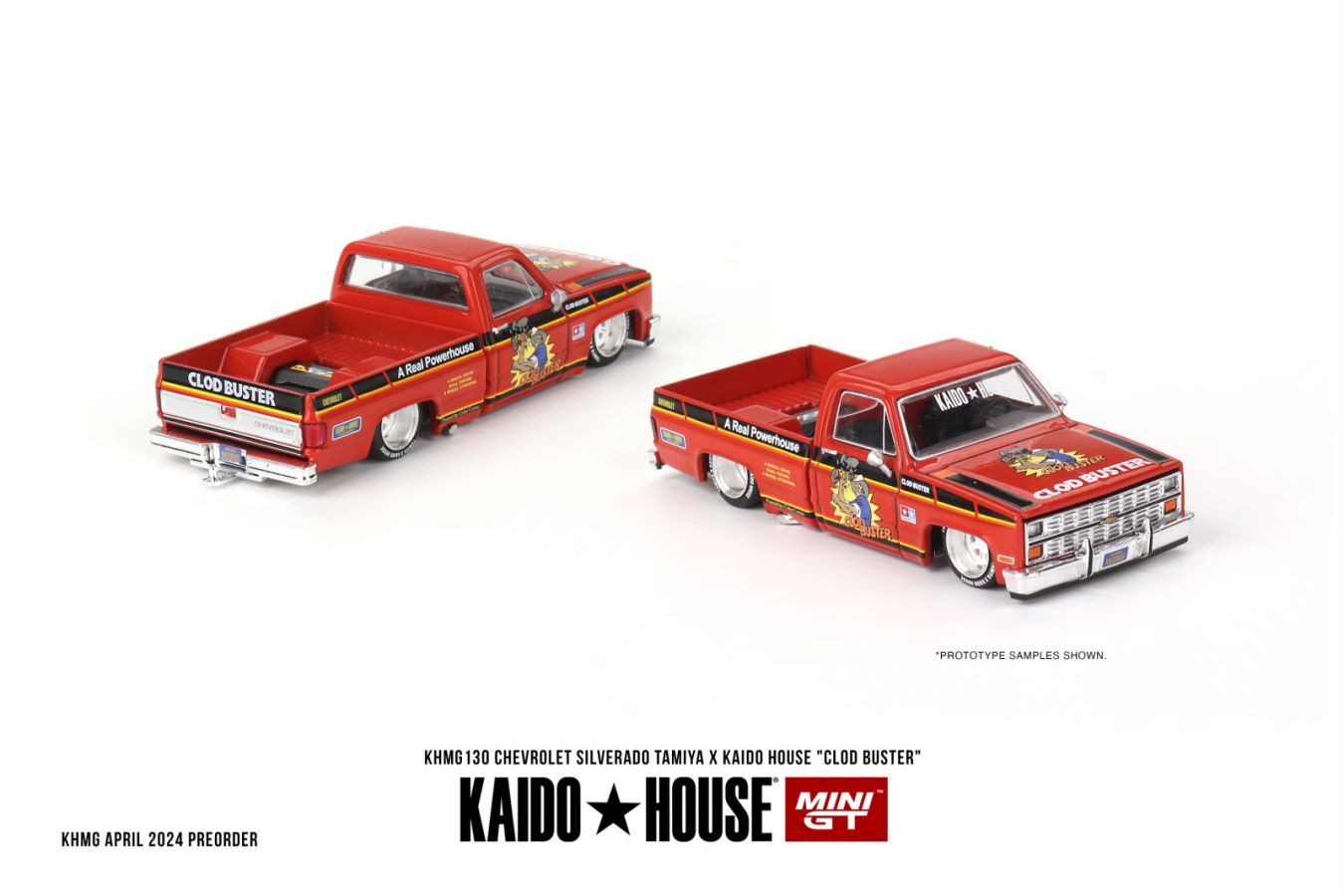 Kaido★House x Mini GT 1/64 Chevrolet Silverado TAMIYA x KAIDO HOUSE "Clod Buster"