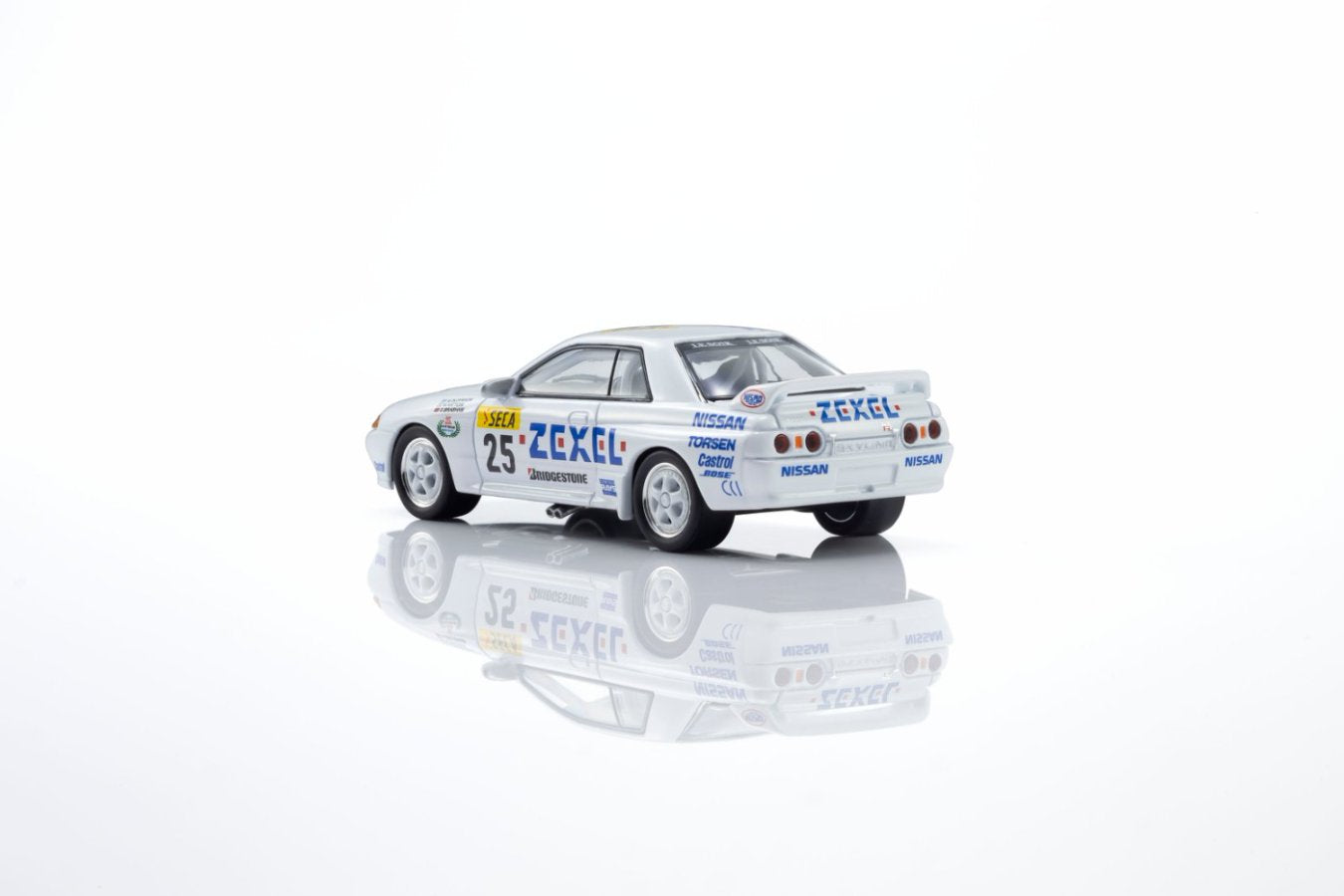 Kyosho 1/64 ZEXEL SKYLINE GT-R (R32) #25 – Black Ice Diecast