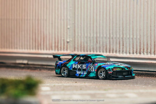 [ETA:  Jul 2026 ] Tarmac Works 1/64 Nissan Skyline (R32) Widebody HKS - Jon Sibal Design