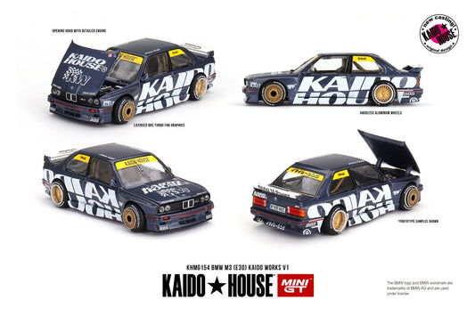 Mini GT x Kaido★House 1/64 BMW M3 (E30) Kaido Works V1