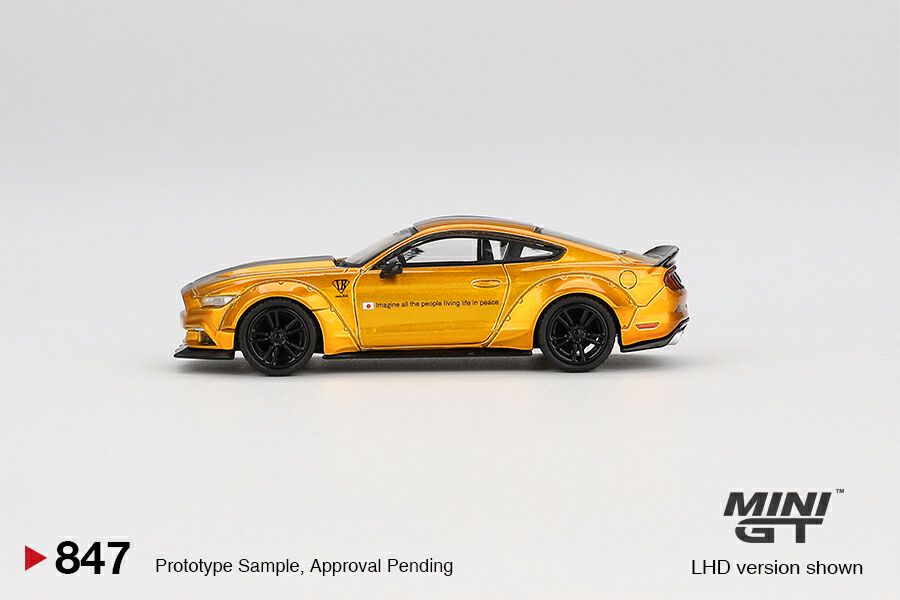 [ETA:  Apr 2025 ] Mini GT 1/64 LB-WORKS FORD MUSTANG  LB Gold