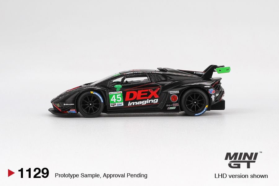 [ETA:  Apr 2026 ] Mini GT 1/64 Lamborghini Huracán GT3 EVO2 #45 No.45 DEX Imaging 2024 IMSA Daytona 24 Hrs