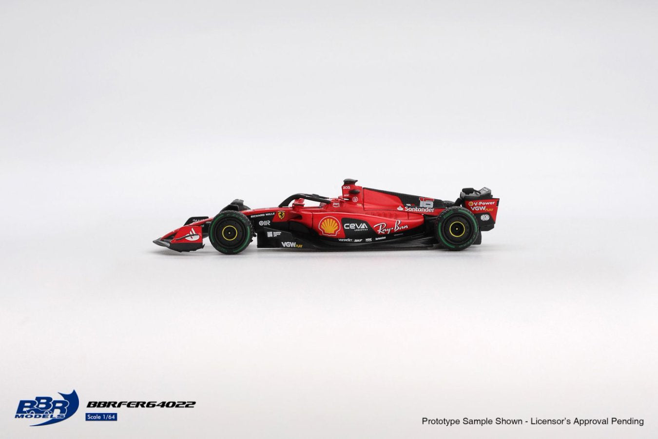 [ETA:  Mar 2026 ] BBR Models 1/64 Ferrari SF23 #16 C. Leclerc 2023 Monaco GP