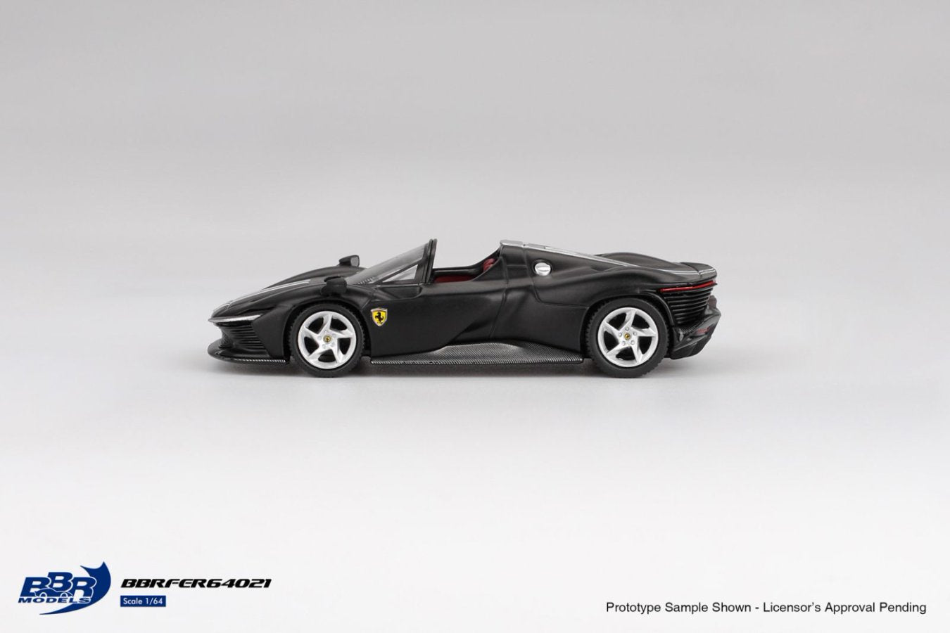[ETA:  May 2026 ] BBR Models 1/64 Ferrari Daytona SP3 Matt Black