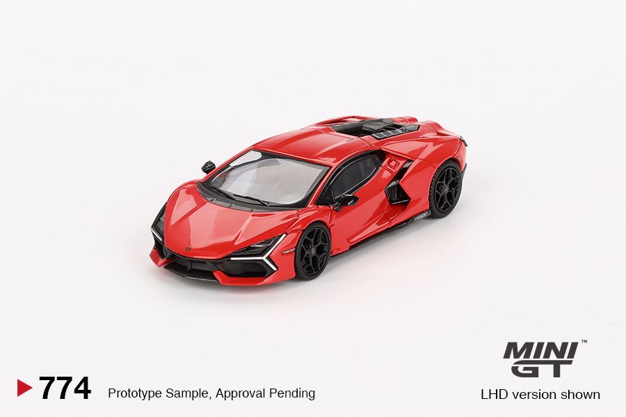 Mini GT 1/64 Lamborghini Revuelto  Arancio Dac Lucido