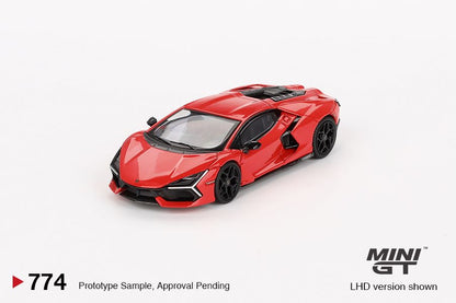 Mini GT 1/64 Lamborghini Revuelto  Arancio Dac Lucido