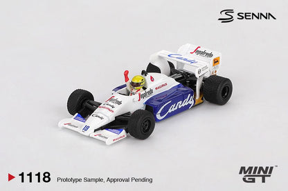 [ETA:  Mar 2026 ] Mini GT 1/64 Toleman TG184 #19 Ayrton Senna 1984 Monaco Grand Prix 2nd Place