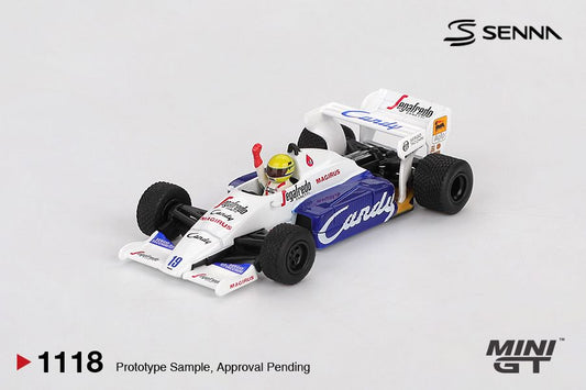 [ETA:  Mar 2026 ] Mini GT 1/64 Toleman TG184 #19 Ayrton Senna 1984 Monaco Grand Prix 2nd Place