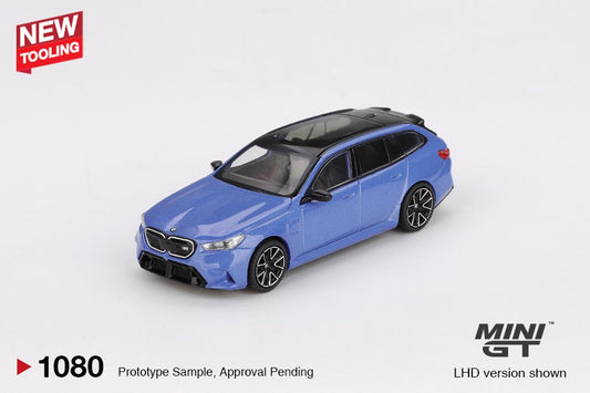 [ETA:  Jan 2026 ] Mini GT 1/64 BMW M5 Touring (G99) Marina Bay 
Blue Metallic