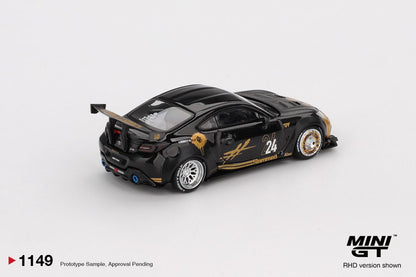 [ETA:  Apr 2026 ] Mini GT 1/64 Toyota GR86 LB★Nation Black / Gold