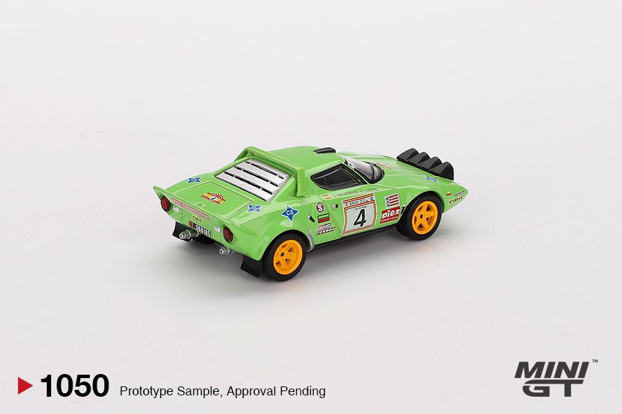 [ETA:  Nov 2025 ] Mini GT 1/64 Lancia Stratos HF #4 1979 Spanish Rally Champion