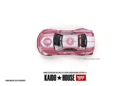 [ETA:  Jan 2025 ] Kaido★House x Mini GT 1/64 Nissan Skyline GT-R (R34) KAIDO RACING FACTORY V1
