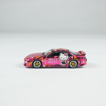 [ETA:  Feb 2026 ] Tarmac Works 1/64 VERTEX Silvia (S 14) Hello Kitty Pink Chrome