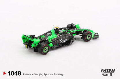 [ETA:  Nov 2025 ] Mini GT 1/64 Kick Sauber C44 #24 Guanyu Zhou  
2024 F1 2024 Chinese GP