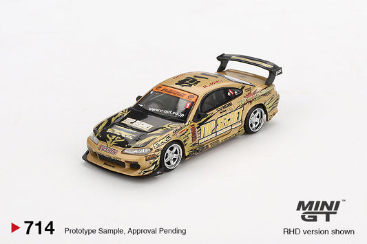 Mini GT 1/64 Nissan Silvia (S15) Top Secret D1GP MGT00714-BL