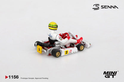 [ETA:  Apr 2026 ] Mini GT 1/64 Senna Kart #2 Ayrton Senna da Silva 1993 Masters of Paris-Bercy