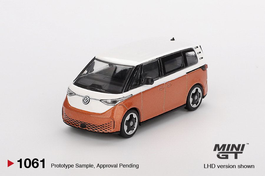 [ETA:  Dec 2025 ] Mini GT 1/64 Volkswagen ID.Buzz Candy White / Energetic Orange