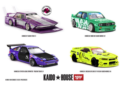 [ETA:  Oct 2026 ] Mini GT x Kaido★House 1/64 Toyota AE86 Sprinter Trueno TOUGE V1