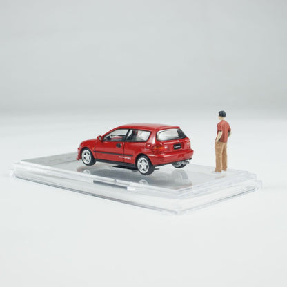 [ETA:  Feb 2026 ] BM Creations 1/64 HONDA EG6 - RED ID Red w/Figure (RHD) - FOSAN 2025 Event Exclusive