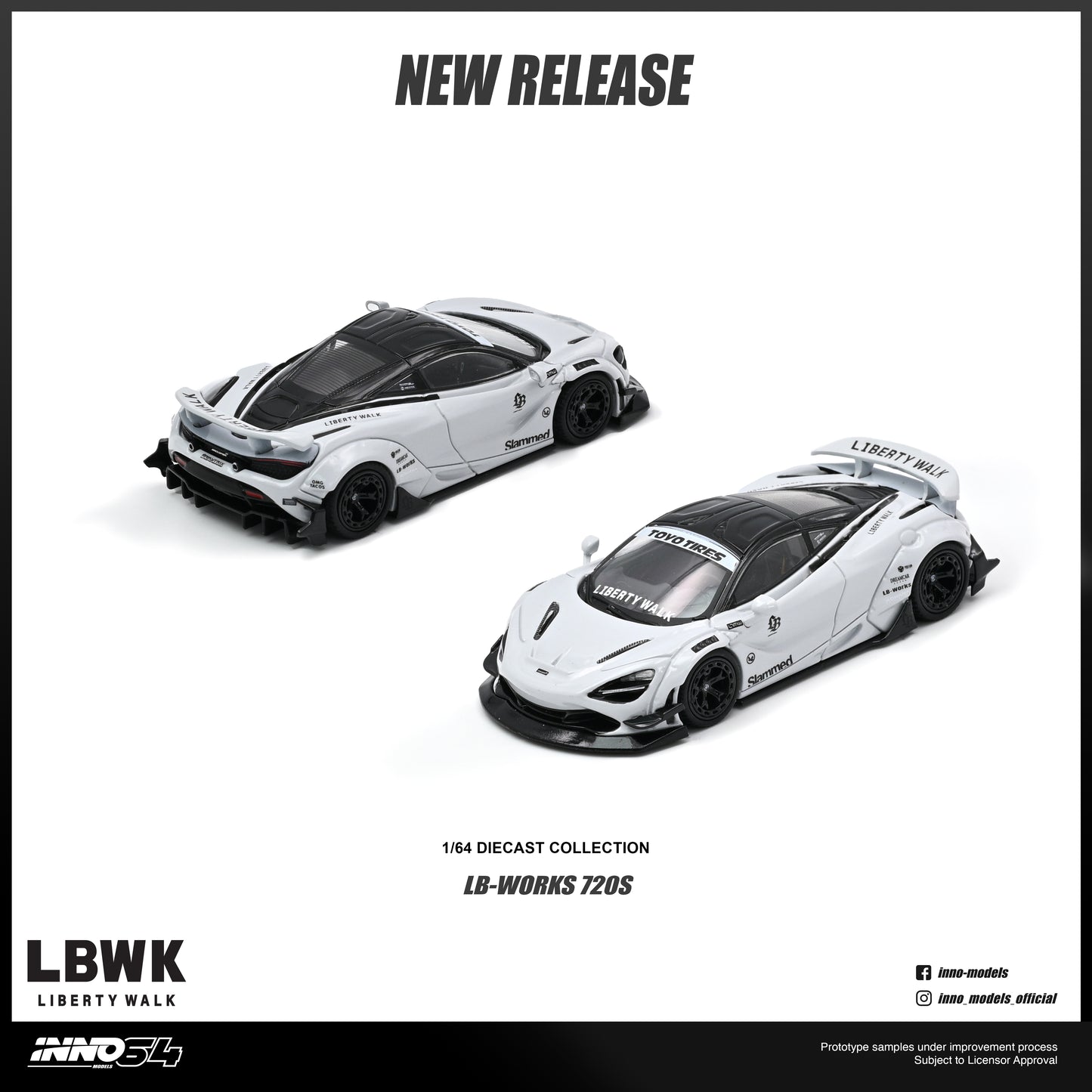[ETA:  Nov 2026 ] Inno64 1/64 LIBERTY WALK 720S **With Chance of Chase****