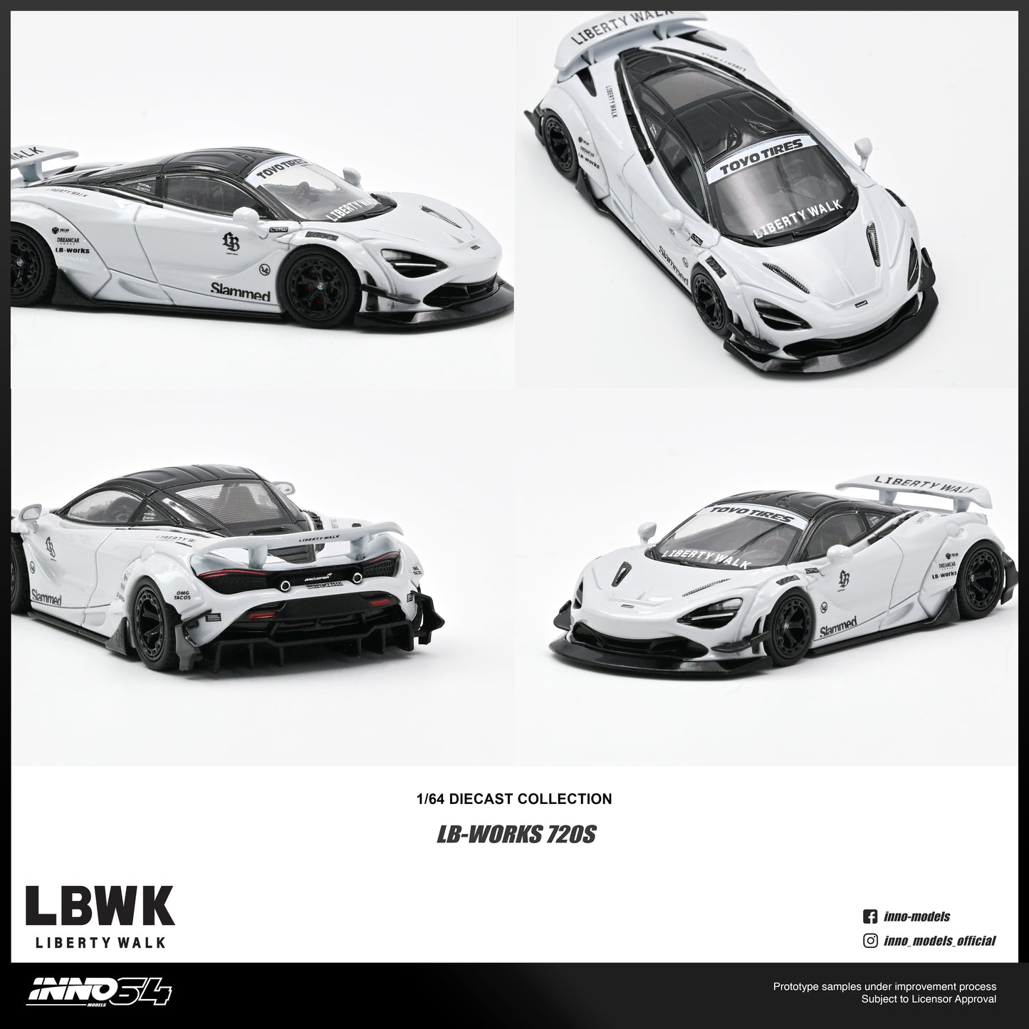 [ETA:  Nov 2026 ] Inno64 1/64 LIBERTY WALK 720S **With Chance of Chase****