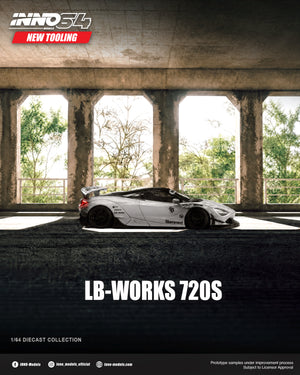 [ETA:  Nov 2026 ] Inno64 1/64 LIBERTY WALK 720S **With Chance of Chase****