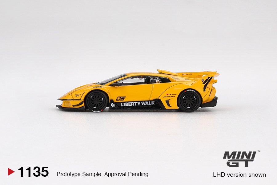 [ETA:  Apr 2026 ] Mini GT 1/64 LB-Silhouette WORKS MURCIELAGO GT Evo Yellow