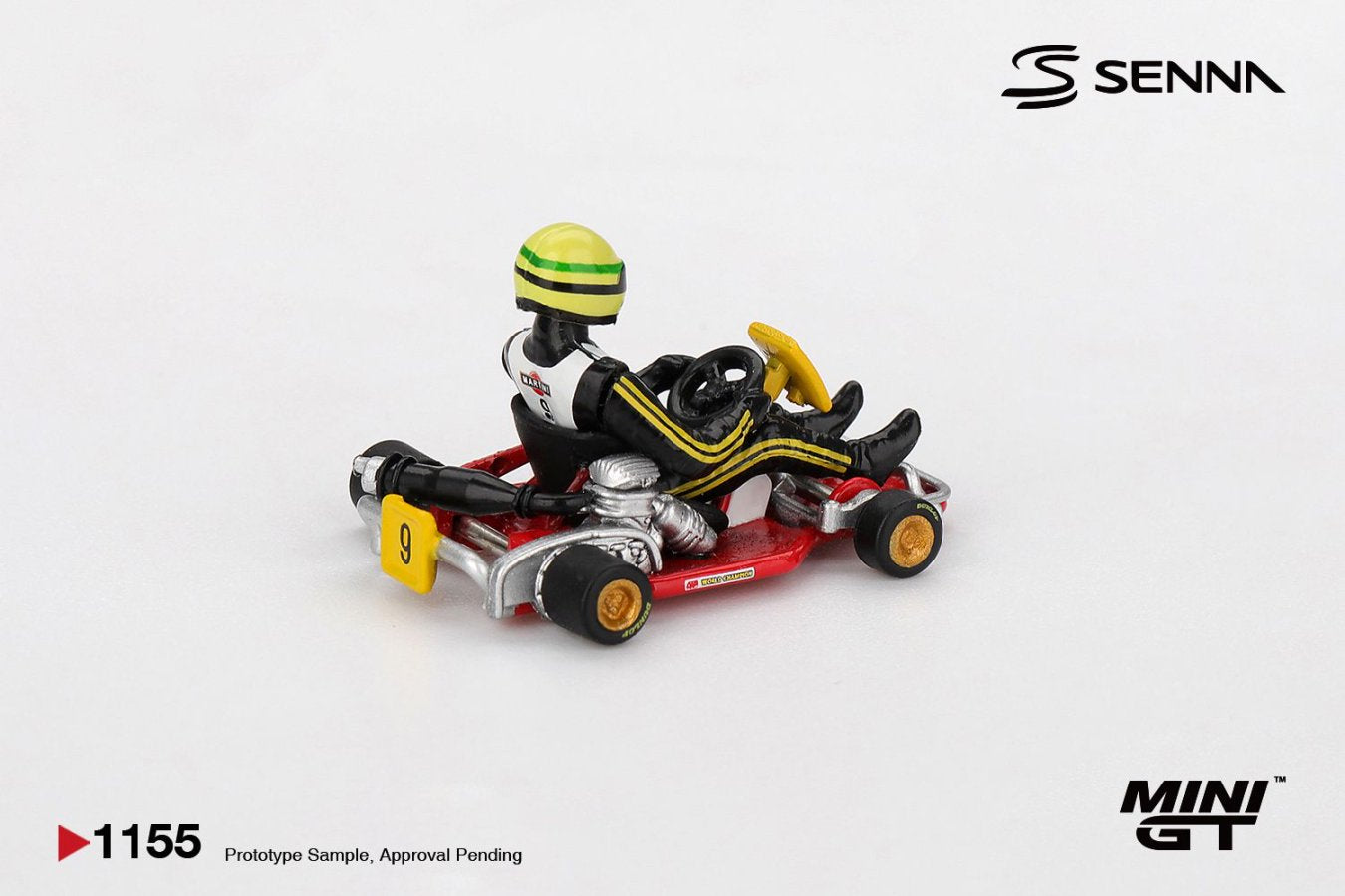 [ETA:  Mar 2026 ] Mini GT 1/64 Senna Kart Formula K #9 Ayrton Senna da Silva 1981 Karting World Championship 