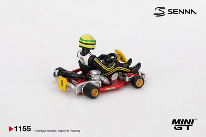 [ETA:  Mar 2026 ] Mini GT 1/64 Senna Kart Formula K #9 Ayrton Senna da Silva 1981 Karting World Championship 